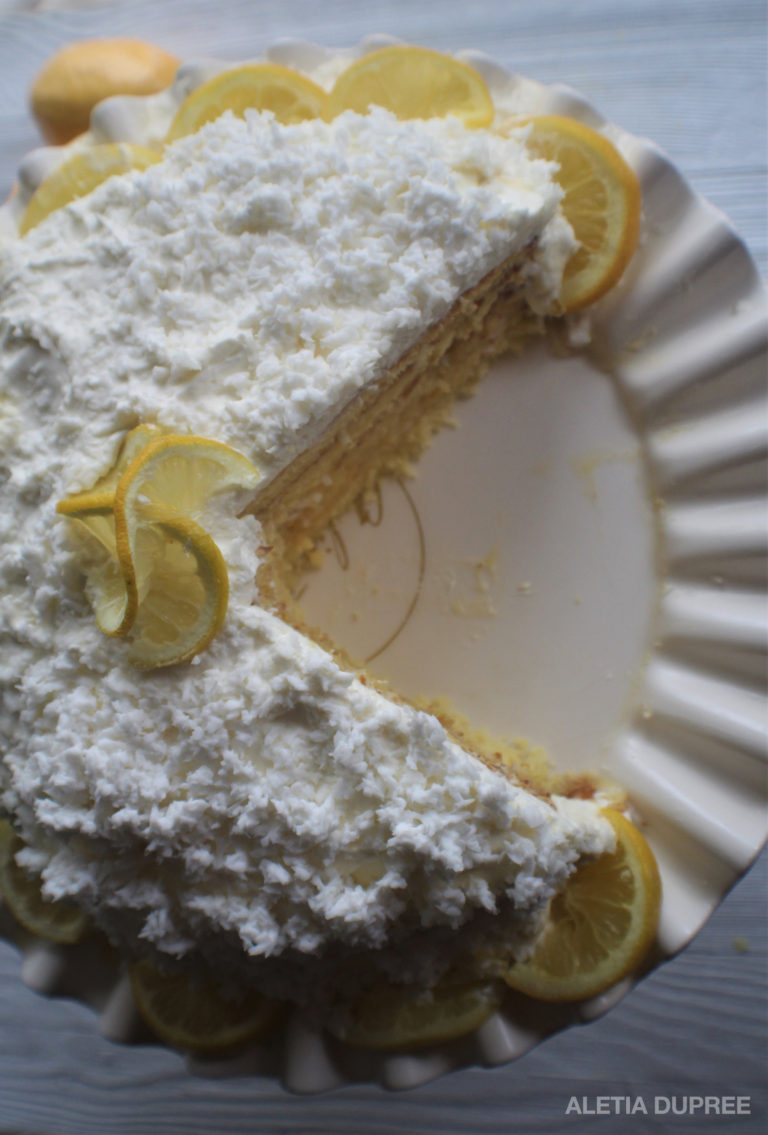 Lemon Coconut Cake - Aletia DuPree