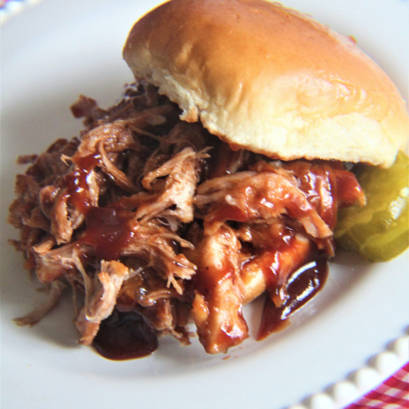 Slow Cooker Apple Cider BBQ Pulled Pork - Aletia DuPree