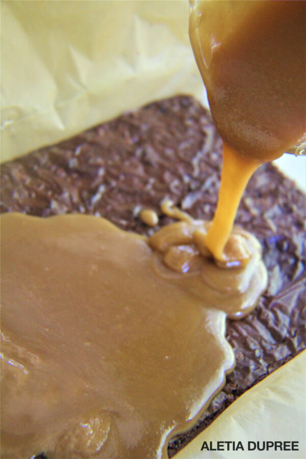 Salted Caramel Fudge Brownies - Aletia DuPree