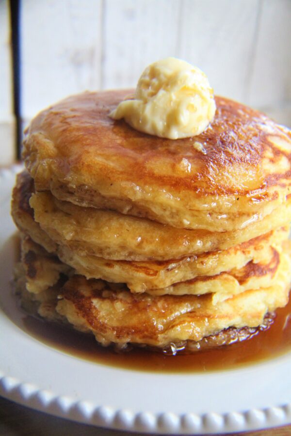 Delicious light and fluffy pancakes.